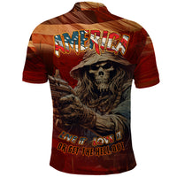 America Live It - Love It Or Get The Hell Out Polo Shirt - Wonder Print Shop