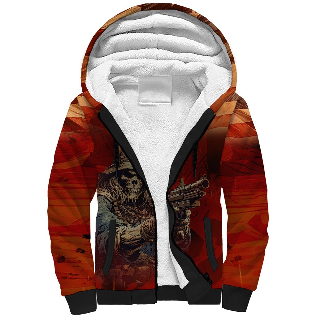 America Live It - Love It Or Get The Hell Out Sherpa Hoodie - Wonder Print Shop