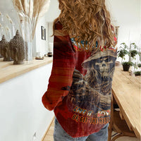 America Live It - Love It Or Get The Hell Out Women Casual Shirt - Wonder Print Shop