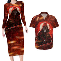 You Inspire My Inner Serial Killer Couples Matching Long Sleeve Bodycon Dress and Hawaiian Shirt - Wonder Print Shop