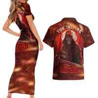 You Inspire My Inner Serial Killer Couples Matching Short Sleeve Bodycon Dress and Hawaiian Shirt - Wonder Print Shop