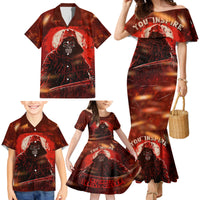 You Inspire My Inner Serial Killer Family Matching Mermaid Dress and Hawaiian Shirt - Wonder Print Shop