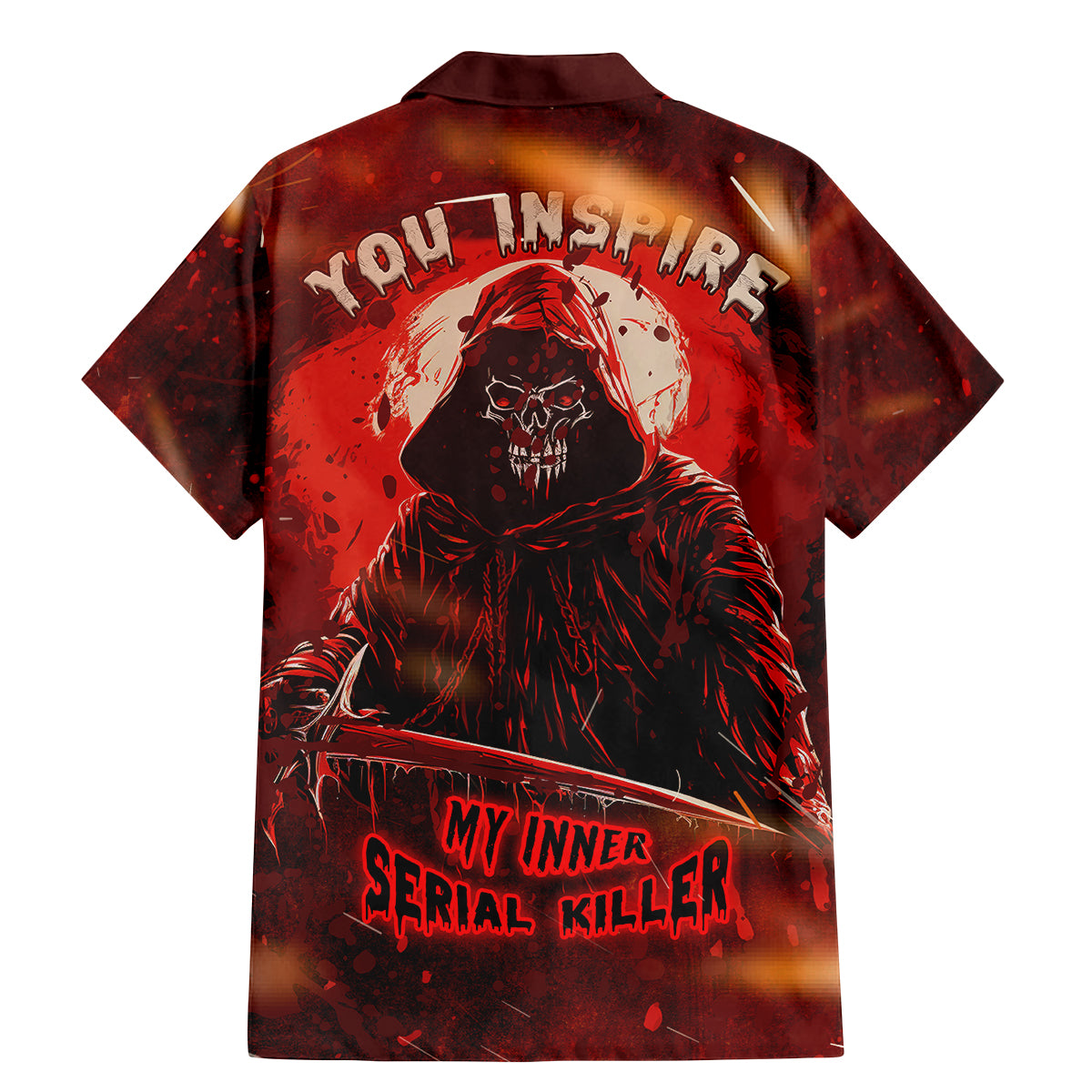 You Inspire My Inner Serial Killer Family Matching Mermaid Dress and Hawaiian Shirt - Wonder Print Shop
