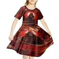 You Inspire My Inner Serial Killer Kid Short Sleeve Dress - Wonder Print Shop