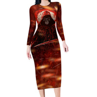 You Inspire My Inner Serial Killer Long Sleeve Bodycon Dress - Wonder Print Shop