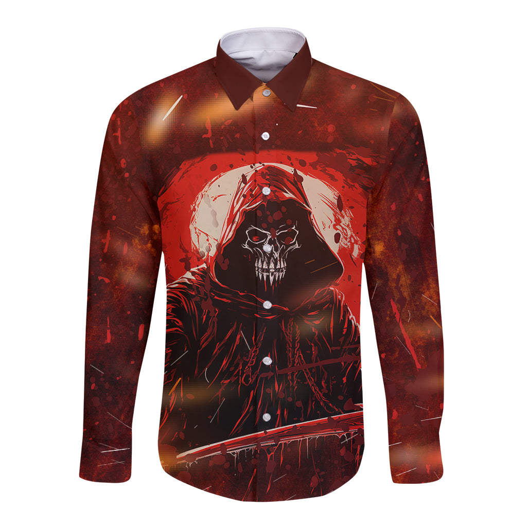 You Inspire My Inner Serial Killer Long Sleeve Button Shirt - Wonder Print Shop