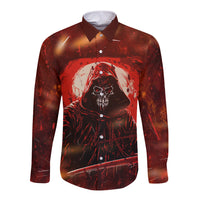 You Inspire My Inner Serial Killer Long Sleeve Button Shirt - Wonder Print Shop