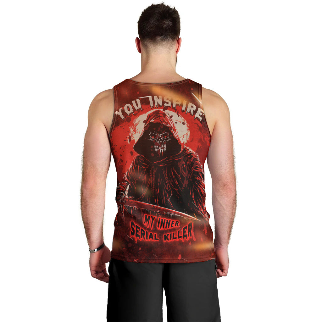 You Inspire My Inner Serial Killer Men Tank Top - Wonder Print Shop