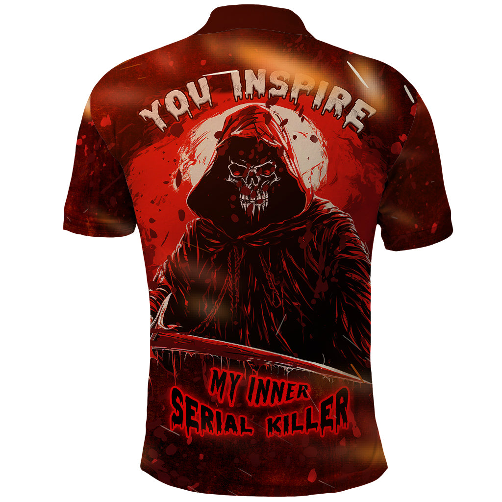 You Inspire My Inner Serial Killer Polo Shirt - Wonder Print Shop