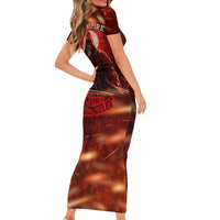 You Inspire My Inner Serial Killer Short Sleeve Bodycon Dress - Wonder Print Shop