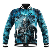 Skull Baseball Jacket Try Again Tomorrow - Wonder Print Shop