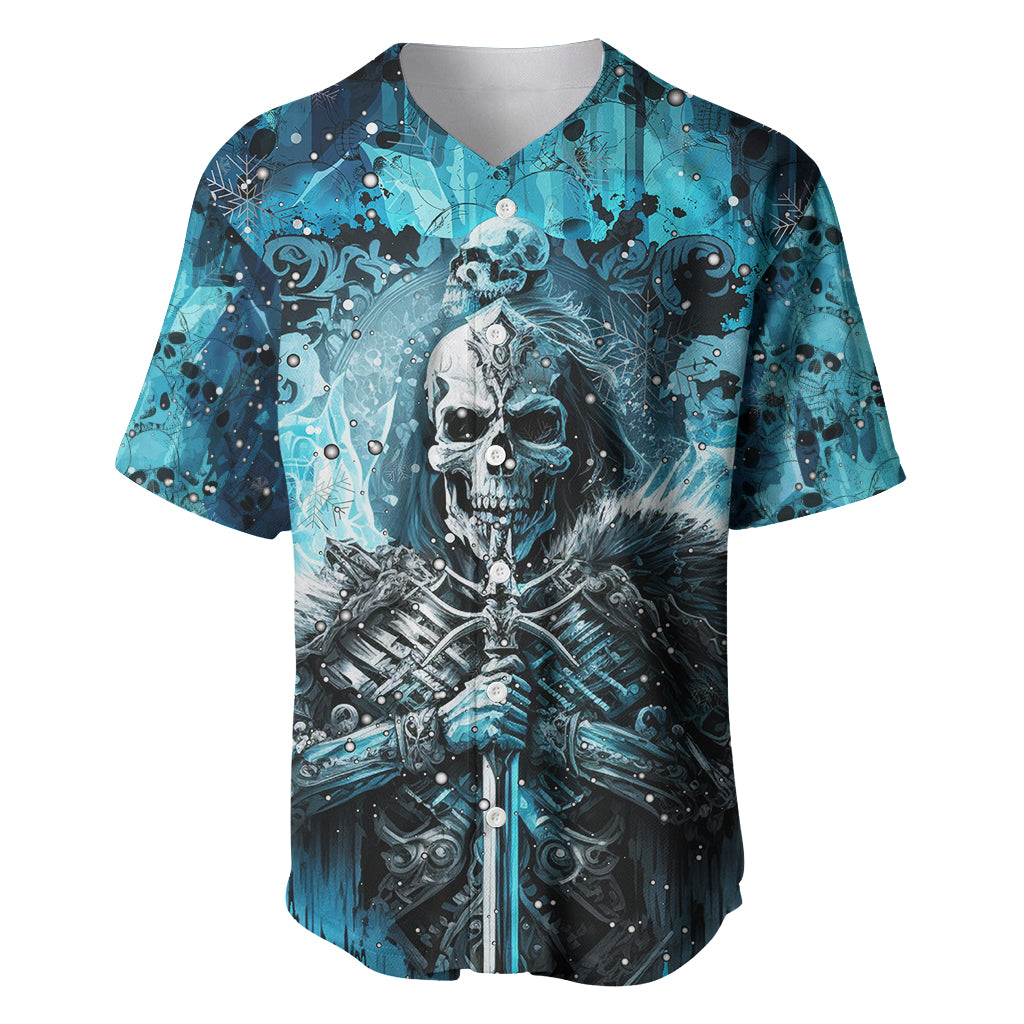 Skull Baseball Jersey Try Again Tomorrow - Wonder Print Shop