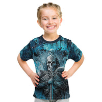 Skull Kid T Shirt Try Again Tomorrow - Wonder Print Shop