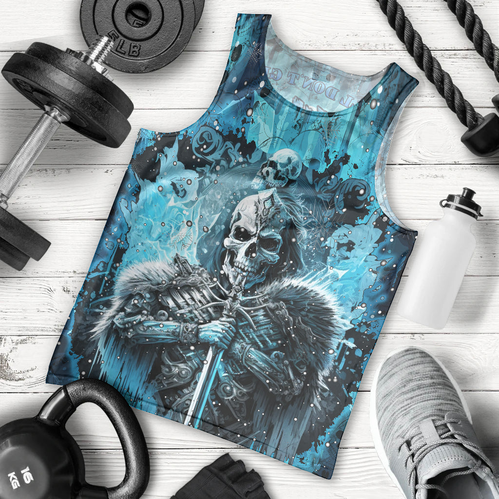 Skull Men Tank Top Try Again Tomorrow - Wonder Print Shop