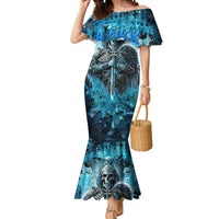 Skull Mermaid Dress Try Again Tomorrow - Wonder Print Shop