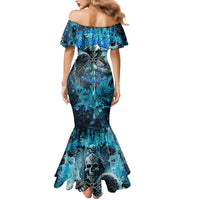 Skull Mermaid Dress Try Again Tomorrow - Wonder Print Shop