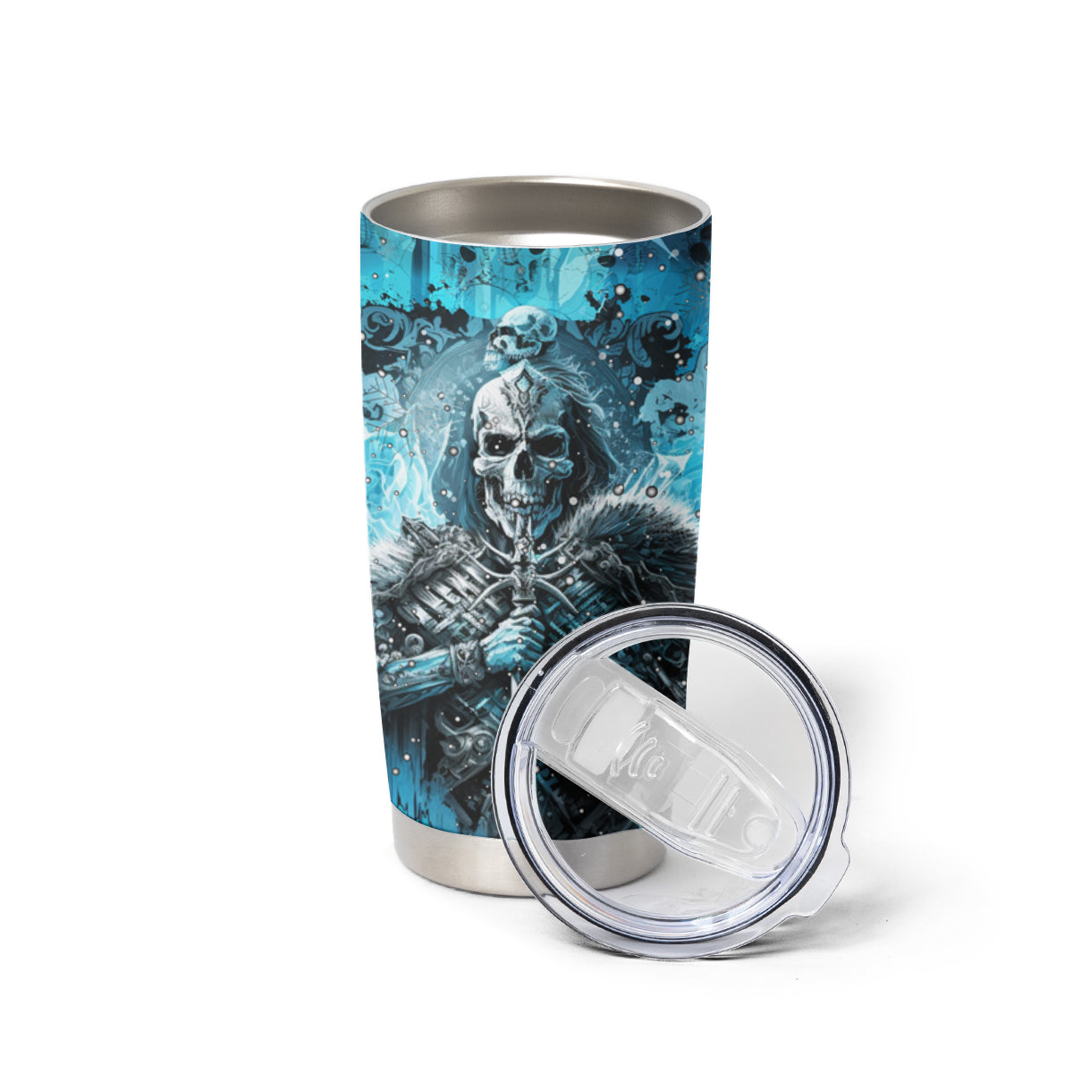 Skull Tumbler Cup Try Again Tomorrow - Wonder Print Shop