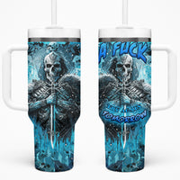 Skull Tumbler With Handle Try Again Tomorrow - Wonder Print Shop