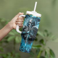 Skull Tumbler With Handle Try Again Tomorrow - Wonder Print Shop