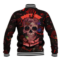 Don't Cry Skull Baseball Jacket - Wonder Print Shop