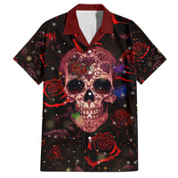 Don't Cry Skull Family Matching Off Shoulder Maxi Dress and Hawaiian Shirt - Wonder Print Shop