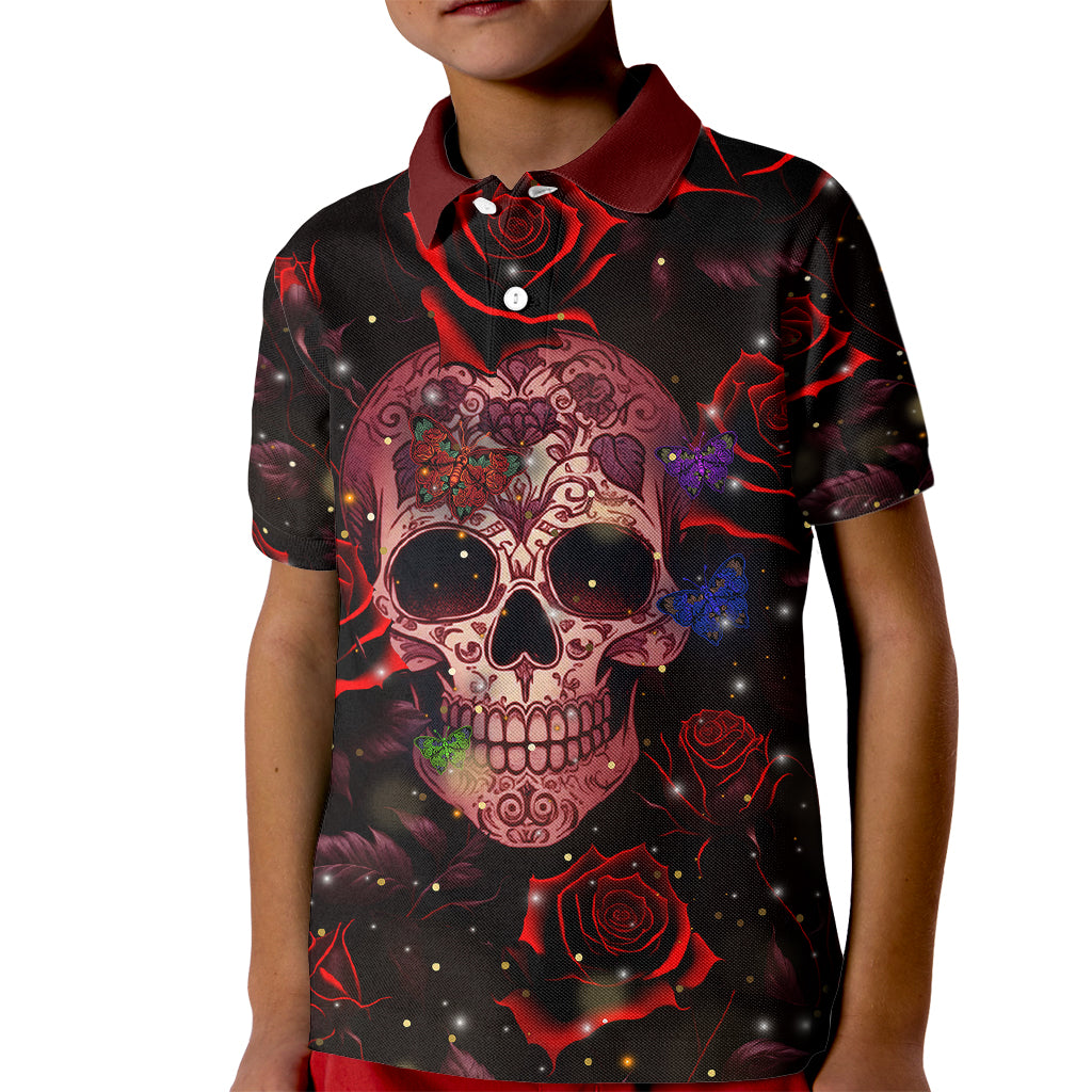 Don't Cry Skull Kid Polo Shirt - Wonder Print Shop