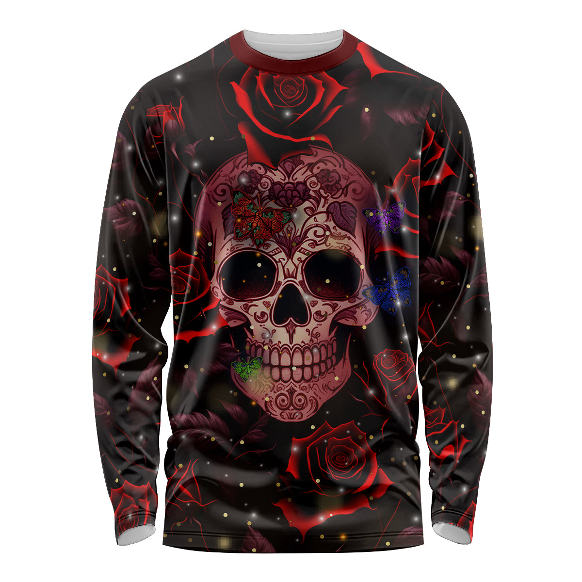 Don't Cry Skull Long Sleeve Shirt - Wonder Print Shop