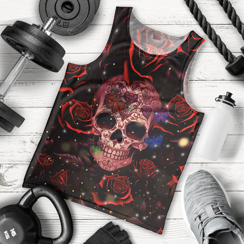 Don't Cry Skull Men Tank Top - Wonder Print Shop