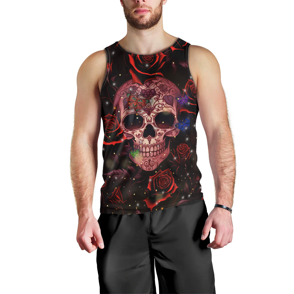 Don't Cry Skull Men Tank Top - Wonder Print Shop
