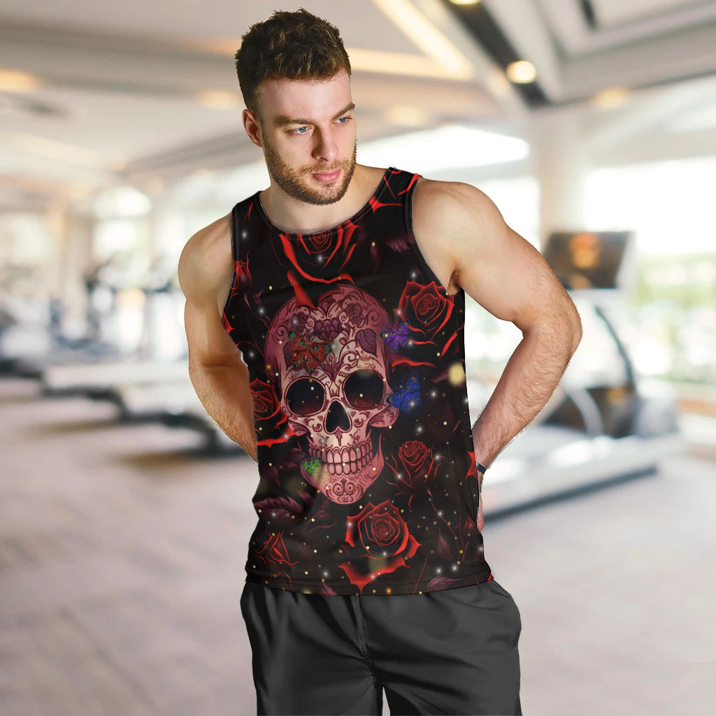 Don't Cry Skull Men Tank Top - Wonder Print Shop