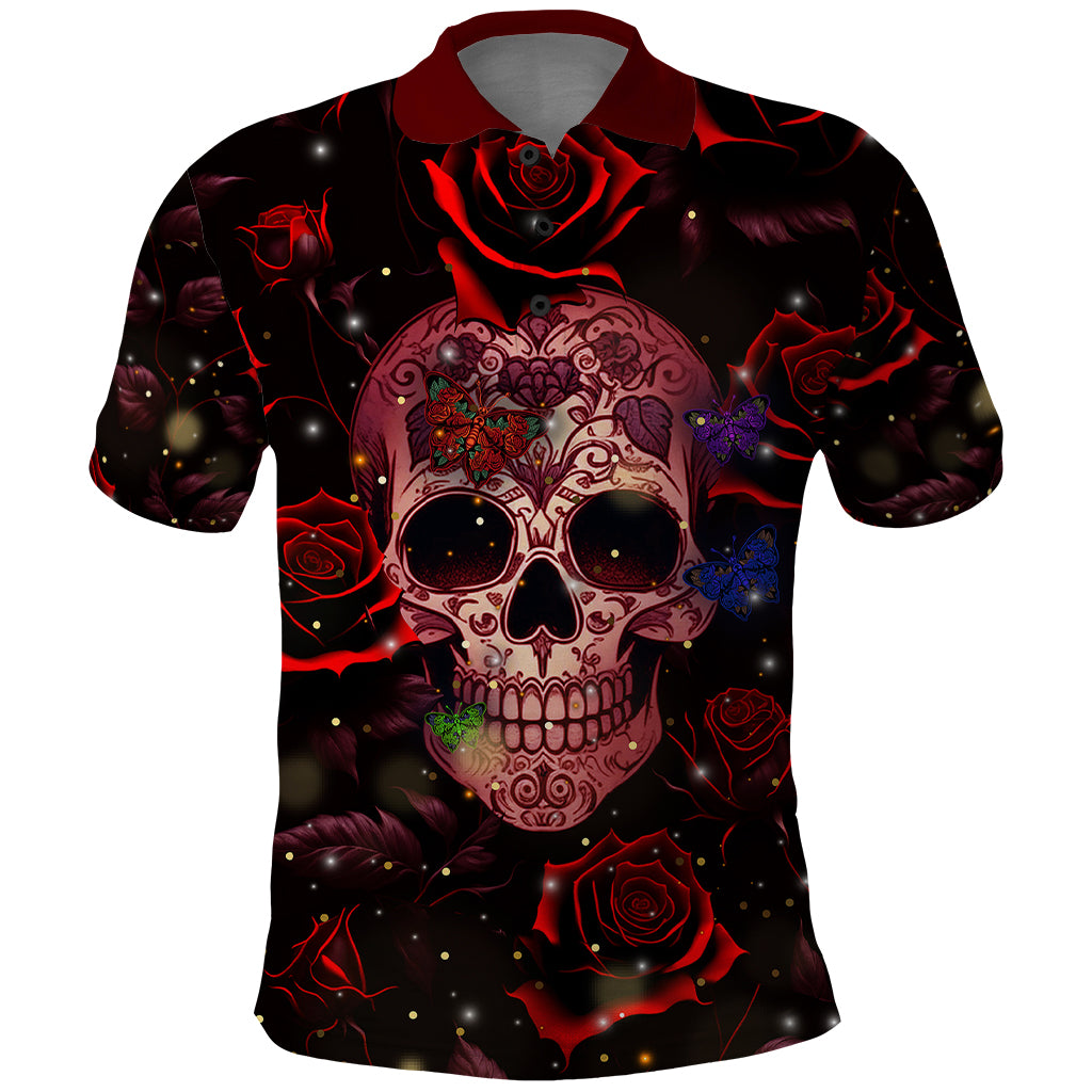Don't Cry Skull Polo Shirt - Wonder Print Shop
