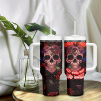 Don't Cry Skull Tumbler With Handle - Wonder Print Shop