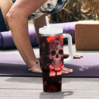 Don't Cry Skull Tumbler With Handle - Wonder Print Shop
