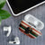 Chimpanzee Christmas AirPods Case Chimpanzee Wearing Santa Hat - Red Green Snowflake - Wonder Print Shop