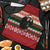 Chimpanzee Christmas Apron Chimpanzee Wearing Santa Hat - Red Green Snowflake - Wonder Print Shop