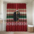 Chimpanzee Christmas Bathroom Set Chimpanzee Wearing Santa Hat - Red Green Snowflake - Wonder Print Shop