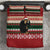 Chimpanzee Christmas Bedding Set Chimpanzee Wearing Santa Hat - Red Green Snowflake - Wonder Print Shop