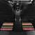 Chimpanzee Christmas Car Mats Chimpanzee Wearing Santa Hat - Red Green Snowflake - Wonder Print Shop