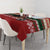 Chimpanzee Christmas Tablecloth Chimpanzee Wearing Santa Hat - Red Green Snowflake - Wonder Print Shop
