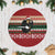 Chimpanzee Christmas Tree Skirt Chimpanzee Wearing Santa Hat - Red Green Snowflake - Wonder Print Shop