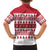 Christmas Santa Bunny Rabbits Family Matching Long Sleeve Bodycon Dress and Hawaiian Shirt Red White Tree Snowflake Pattern - Wonder Print Shop