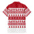 Christmas Santa Bunny Rabbits Family Matching Mermaid Dress and Hawaiian Shirt Red White Tree Snowflake Pattern - Wonder Print Shop