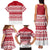 Christmas Santa Bunny Rabbits Family Matching Tank Maxi Dress and Hawaiian Shirt Red White Tree Snowflake Pattern - Wonder Print Shop
