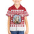 Christmas Santa Bunny Rabbits Kid Hawaiian Shirt Red White Tree Snowflake Pattern - Wonder Print Shop