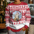 Christmas Santa Bunny Rabbits Kid Ugly Christmas Sweater Red White Tree Snowflake Pattern - Wonder Print Shop