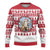 Christmas Santa Bunny Rabbits Ugly Christmas Sweater Red White Tree Snowflake Pattern - Wonder Print Shop