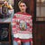 Christmas Santa Bunny Rabbits Ugly Christmas Sweater Red White Tree Snowflake Pattern - Wonder Print Shop