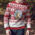Christmas Santa Bunny Rabbits Ugly Christmas Sweater Red White Tree Snowflake Pattern - Wonder Print Shop