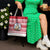 Christmas Santa Bunny Rabbits Tote Bag Red White Tree Snowflake Pattern - Wonder Print Shop