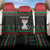 Christmas Cat Back Car Seat Cover with Grumpy Cat in Santa Hat Holiday Lights - Wonder Print Shop